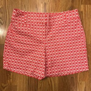 Ann Taylor LOFT Riviera Short Red/White Pattern 8